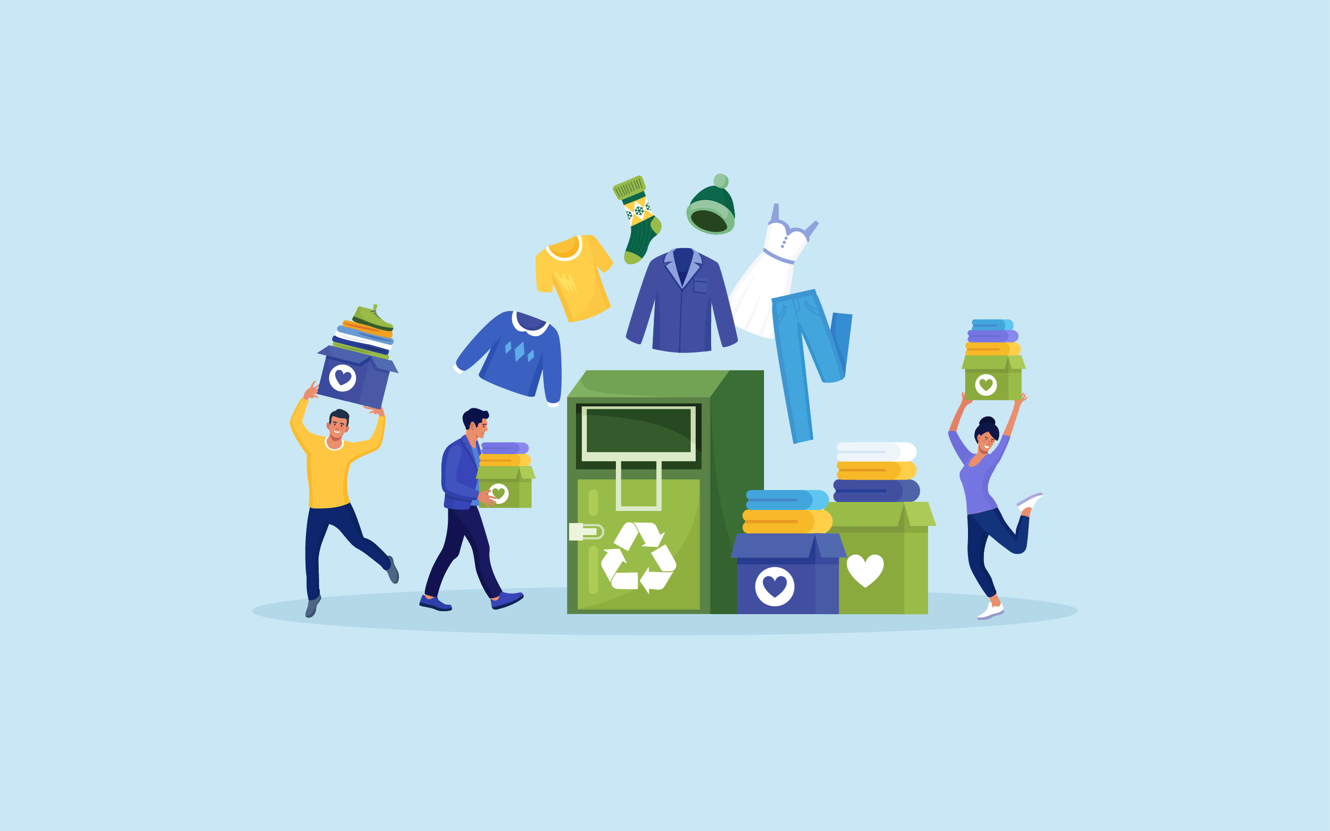 Challenges and solutions in clothes recycling