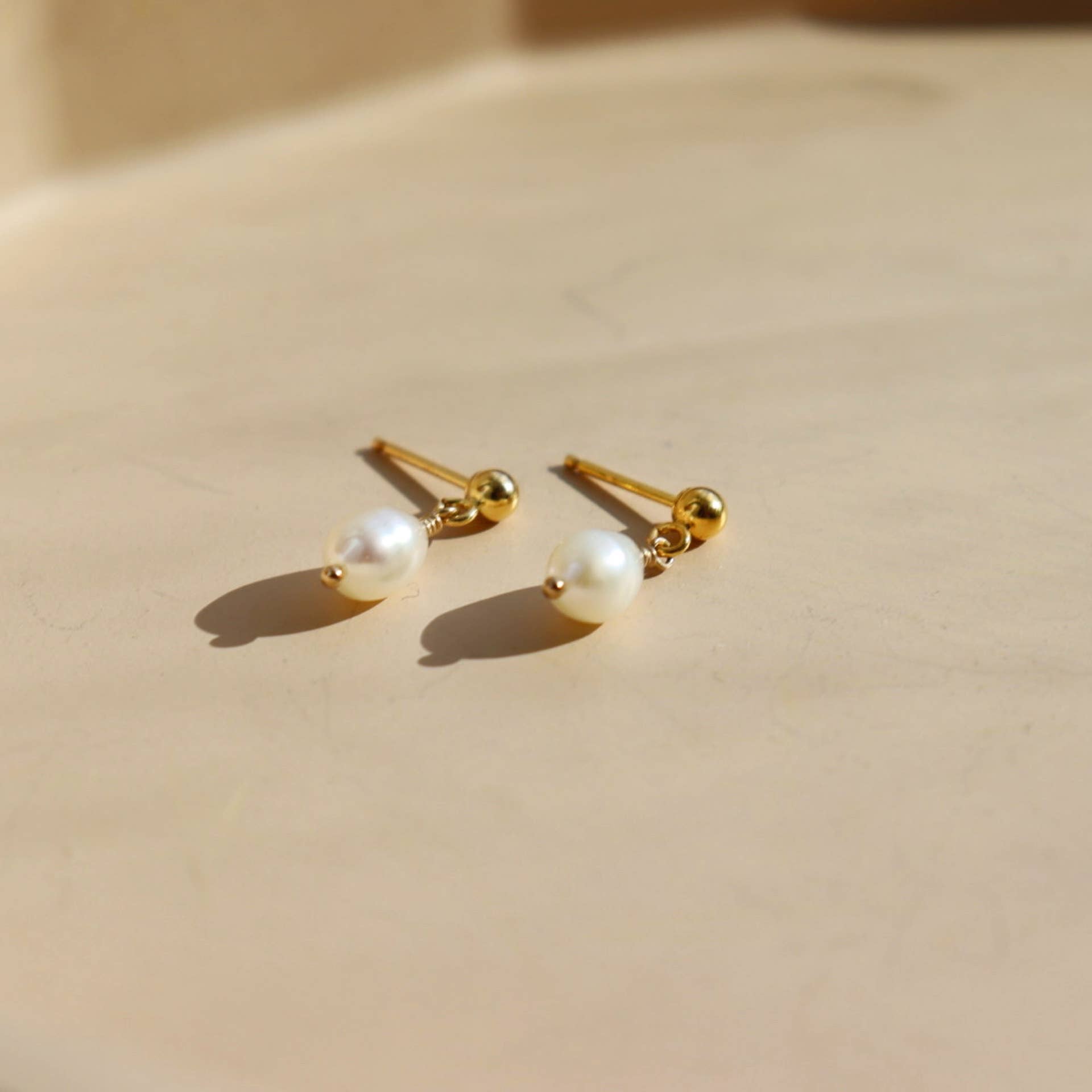 Pearla Studs | 14k Gold Fill