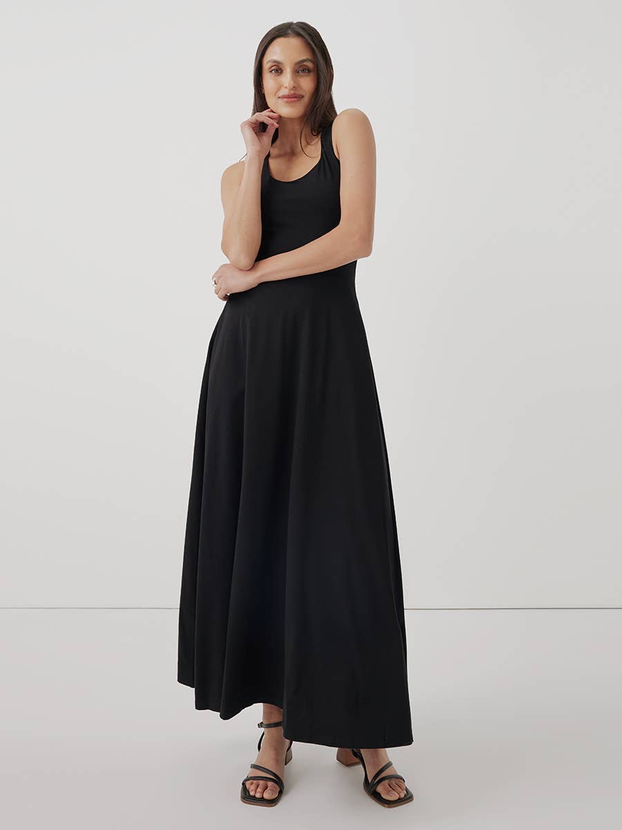 Fit & Flare Open Back Maxi Dress Fit & Flare Open Back Maxi Dress