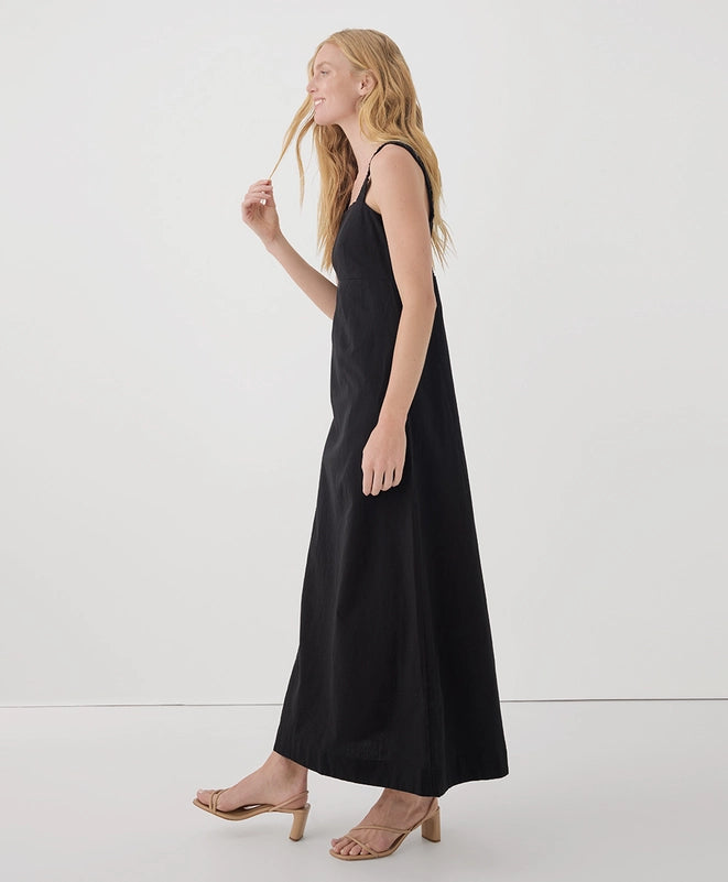 pact canopy linen blend tank dress Pact Canopy Linen Easy Tank Dress Made With Organic Cotton in Natural